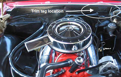 Trim tag location on firewall - 07/29/2009