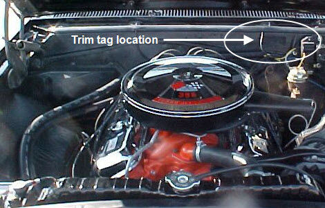 Trim tag location on firewall - 07/29/2009