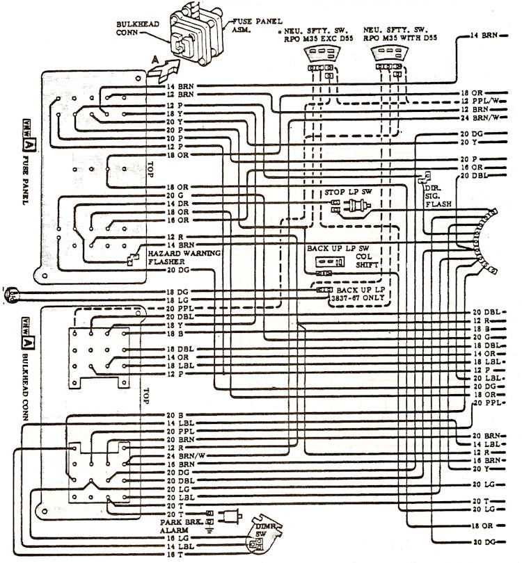 1968 Chevelle Wiring Diagrams