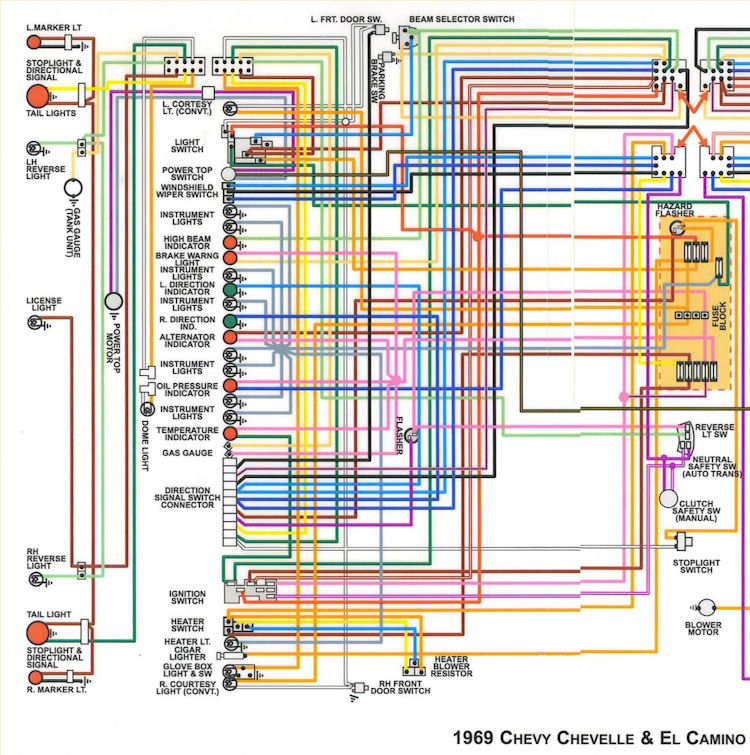 1969 Chevelle Wiring Diagrams 1967 chevelle engine wiring diagram 