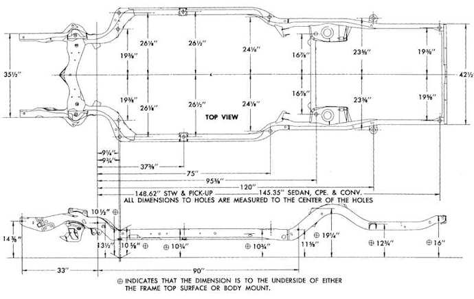 chevy s10 frame dimensions